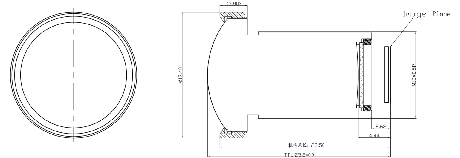 镜头规格图